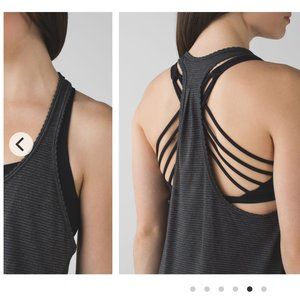 Lululemon 105F Singlet Tank Top- Black
